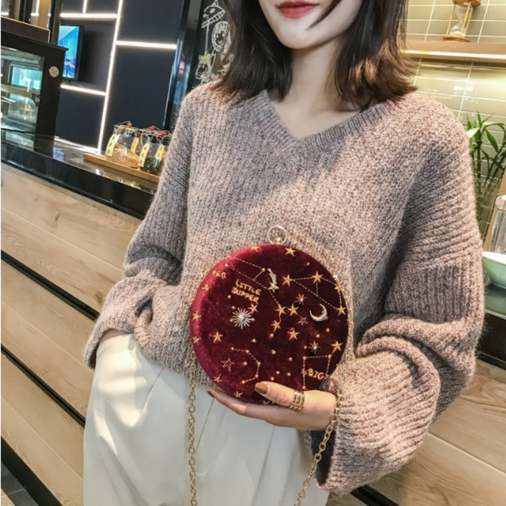 NEW CECILIA Velvet Shoulder Crossbody Bag Purse
